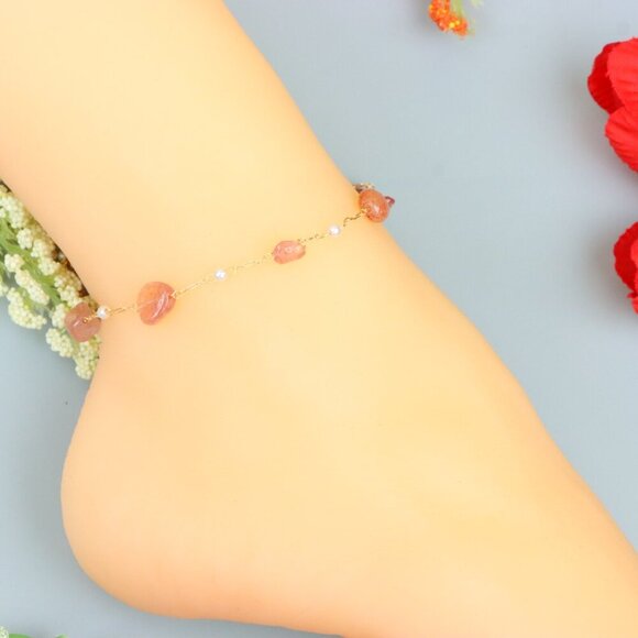 Handmade Anklet – A Stylish Choice for Women, Thoughtful Gift Idea, EVCH1235 - Picture 6 of 9